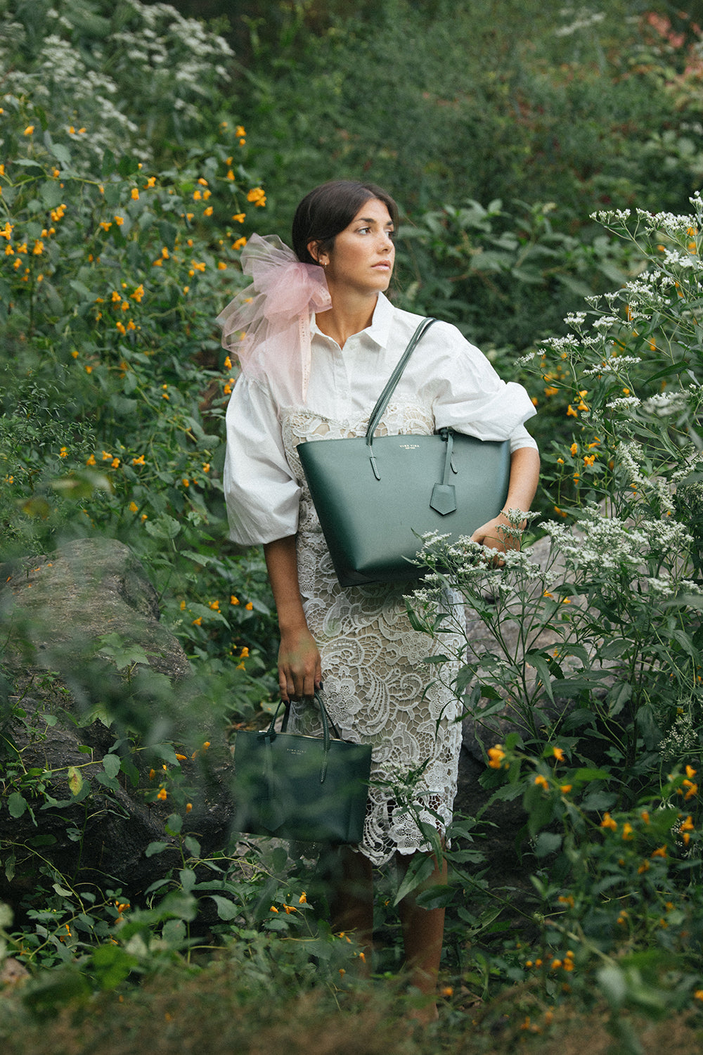 KAFKA Large Tote – Green | Water-Repellent Leather Bag | YINA YINA KAFKA Large Tote – Green | Water-Repellent Leather Bag | YINA YINA